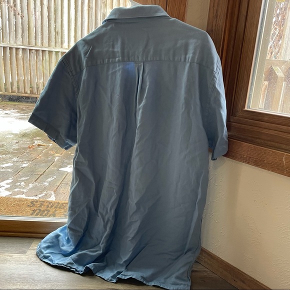 Blue Button Down - Picture 3 of 3